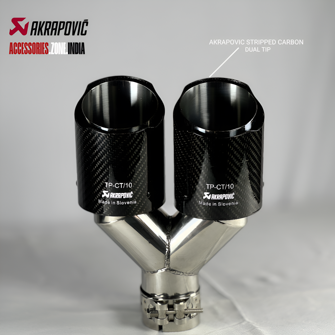 Akrapovic Exhaust Tip | Gloss Dual Carbo