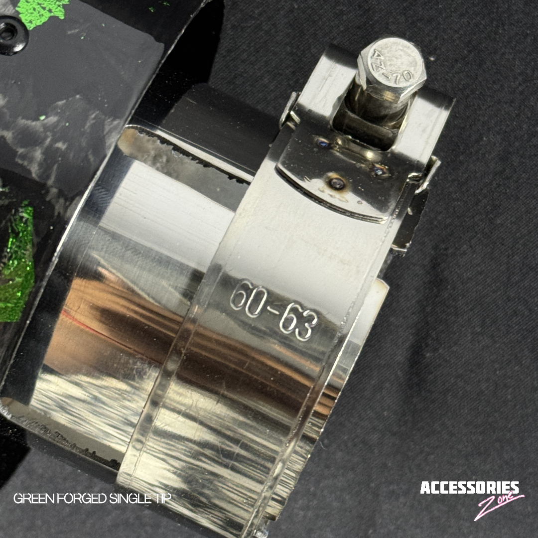 GREEN FORGED CARBON AKRAPOVIC SINGLE TIP