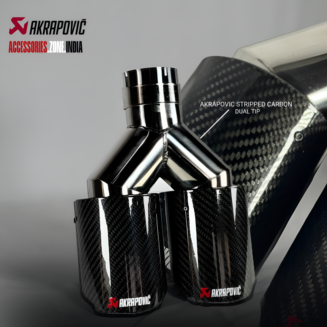 Akrapovic Exhaust Tip | Gloss Dual Carbo