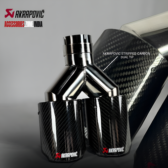 compare product Akrapovic Exhaust Tip | Gloss Dual Carbo
