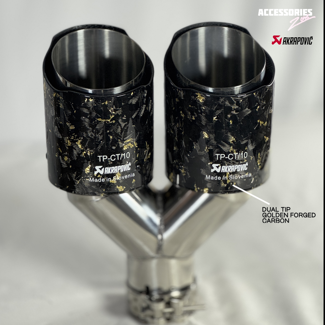 Dual golden forged carbon tip