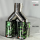 Dual green carbon forged akrapovic tip