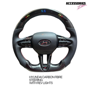 compare product HYUNDAI N LINE CARBON STEERING WHEEL WITH LED