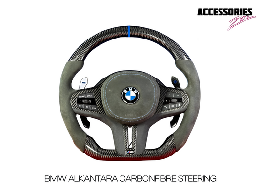 BMW G series carbon / alcantara steering wheel