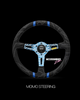 MOMO BLUE ALCANTARA STEERING WHEEL