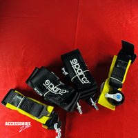 SPARCO 4 POINT HARNESS | SEAT BELT | BLACK