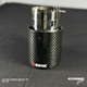 BIG SIZE GLOSS CARBON AKRAPOVIC SINGLE TIP