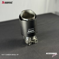 MATTE CARBON AKRAPOVIC SINGLE TIP