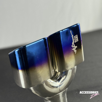 HKS BRUNT DUAL TIP | SQUARE