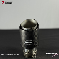 MATTE CARBON AKRAPOVIC SINGLE TIP