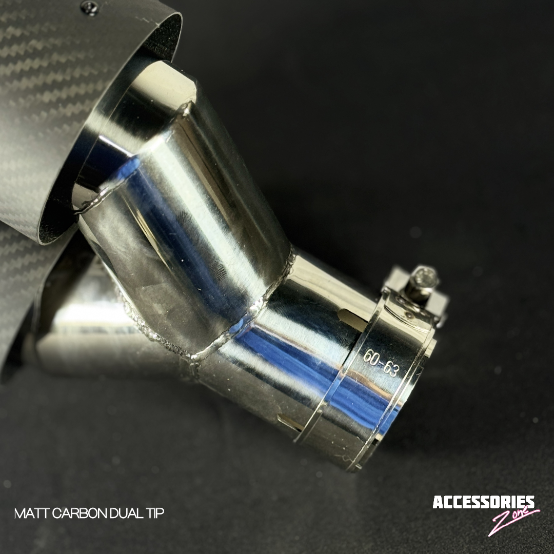 AKRAPOVIC MATTE CARNON DUAL TIP | TYPE 2