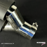 AKRAPOVIC MATTE CARNON DUAL TIP | TYPE 2