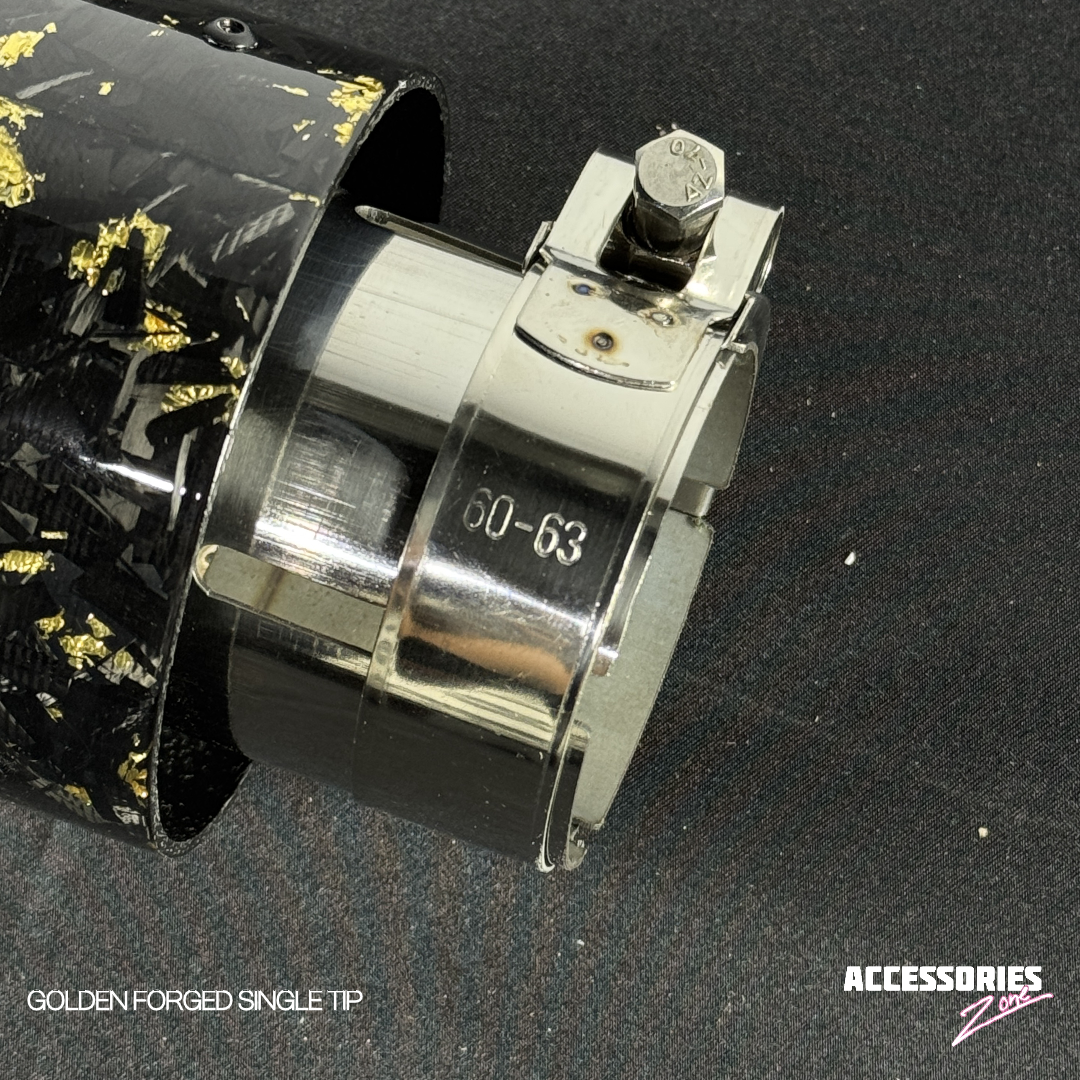 GOLDEN FORGED CARBON AKRAPOVIC SINGLE TIP